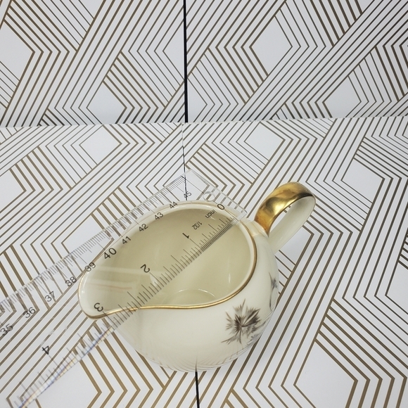 9‎ Pieces Heinrich Anmut Selb Bavaria Germany Ivory Body Supreme Gold Tea Set. - Picture 11 of 12